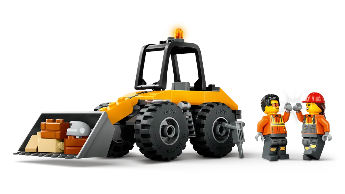 Lego City Yellow Construction Wheel Loader 60450