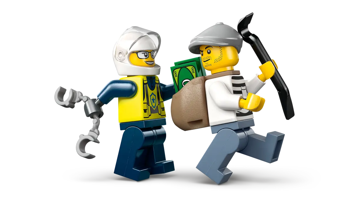 Lego City Police Motorcycle Chase 60455