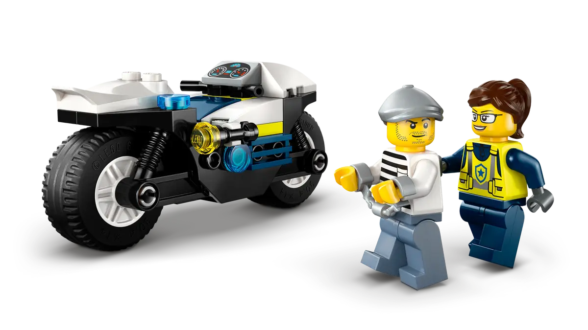 Lego City Police Motorcycle Chase 60455