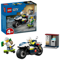 Lego City Police Motorcycle Chase 60455
