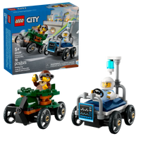 Lego City Airplane vs Hospital Bed Race 60459