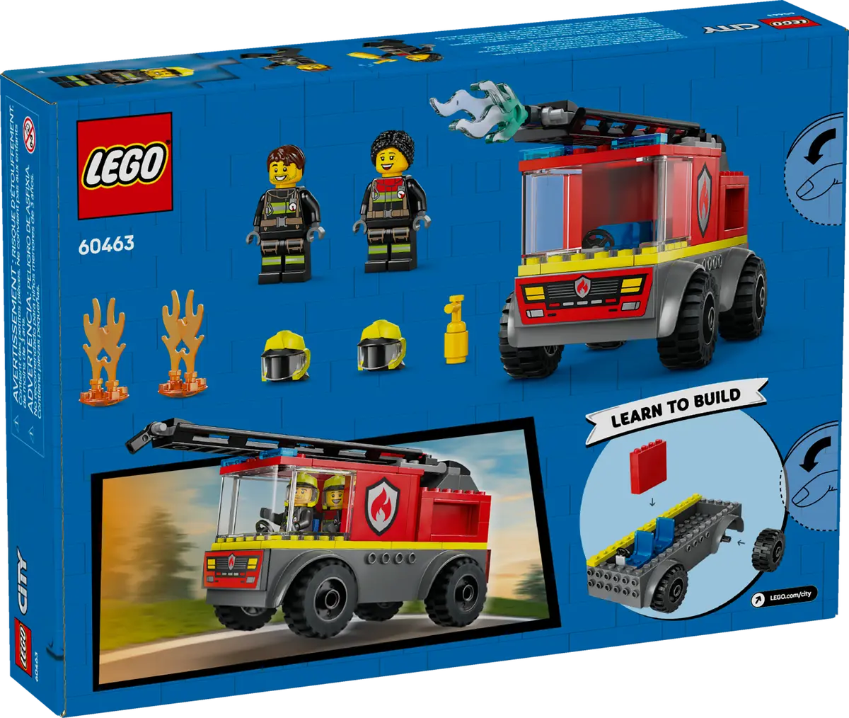 Lego City Fire Ladder Truck 60463