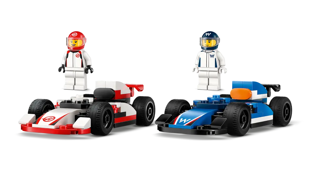 Lego City Formula 1 F1 Williams Racing & Haas F1 Race Cars 60464