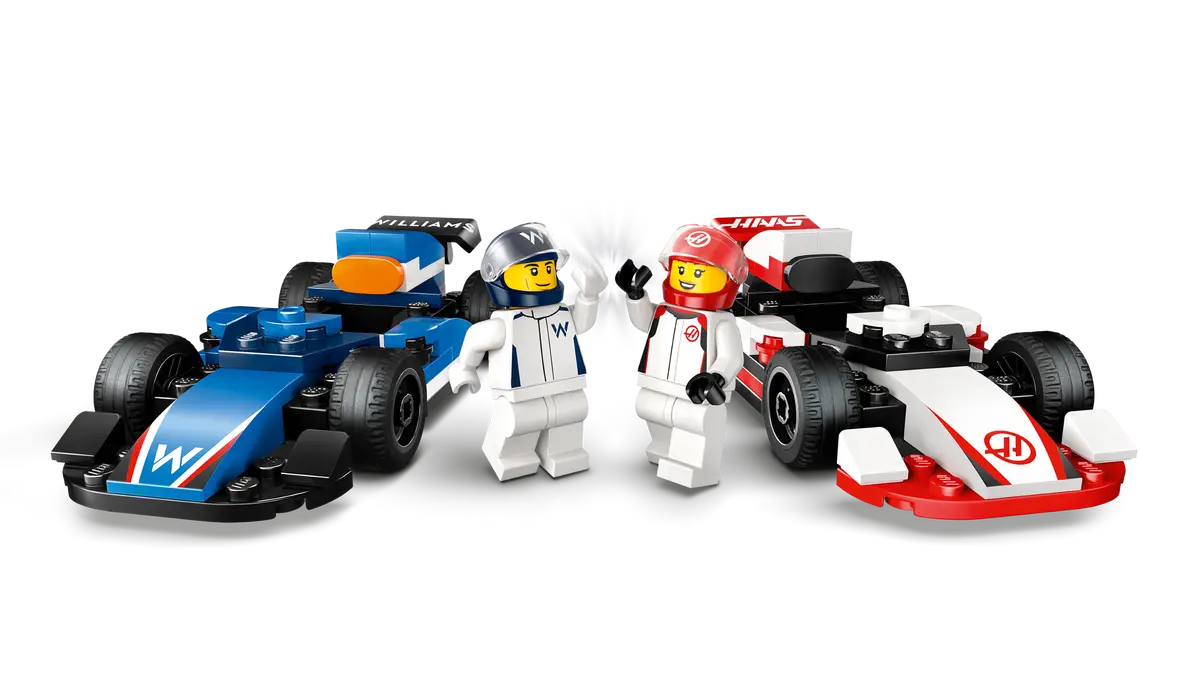 Lego City Formula 1 F1 Williams Racing & Haas F1 Race Cars 60464