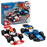 Lego City Formula 1 F1 Williams Racing & Haas F1 Race Cars 60464