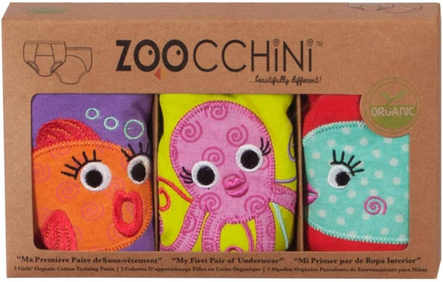 Ocean Friends Organic Potty Training Pant 3 Pack 3-4T