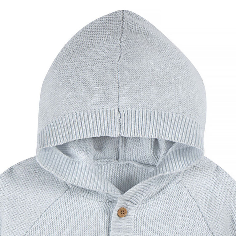 Just Born 2 Piece Knit Sweater Set - Blue 3-6 Months