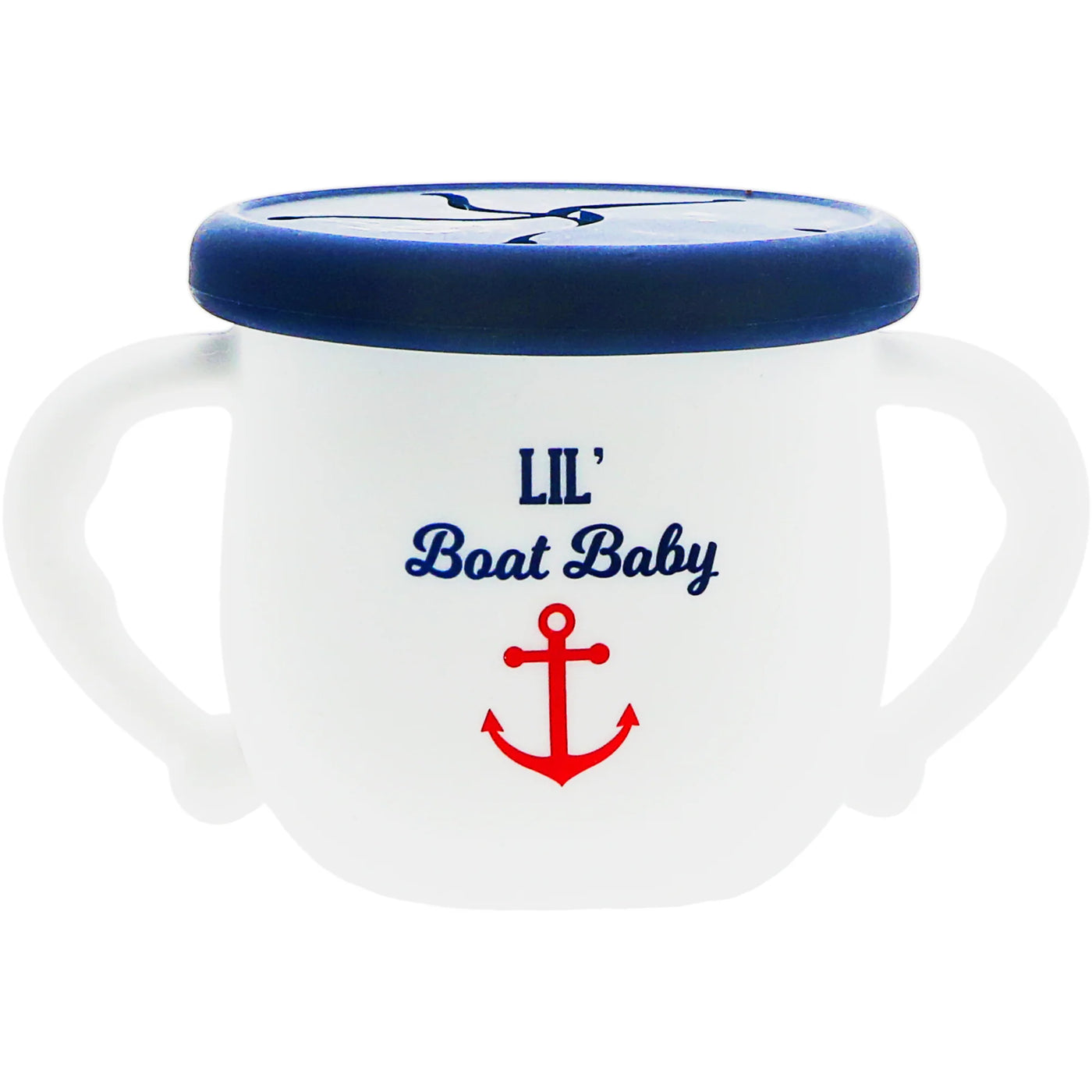 Boat Baby - 3.5" Silicone Snack Bowl with Lid