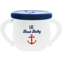 Boat Baby - 3.5" Silicone Snack Bowl with Lid