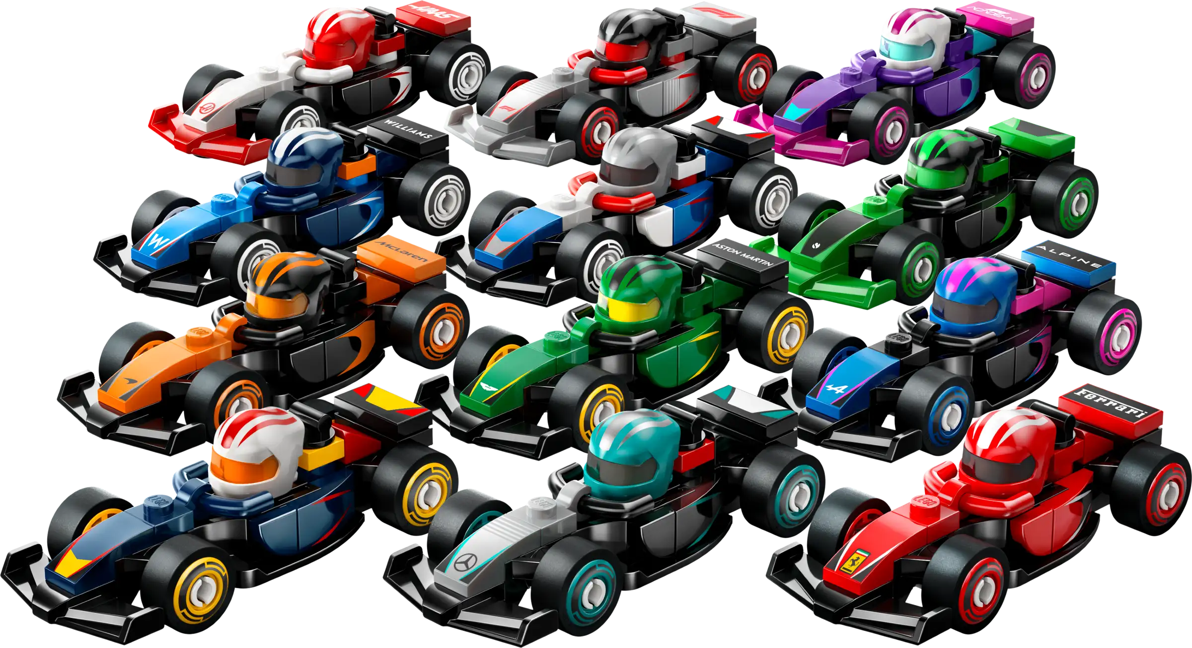 Lego City Formula Collectible Race Cars 6 Pack 66796