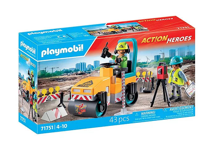 Playmobil Action Heroes Road Construction 71751