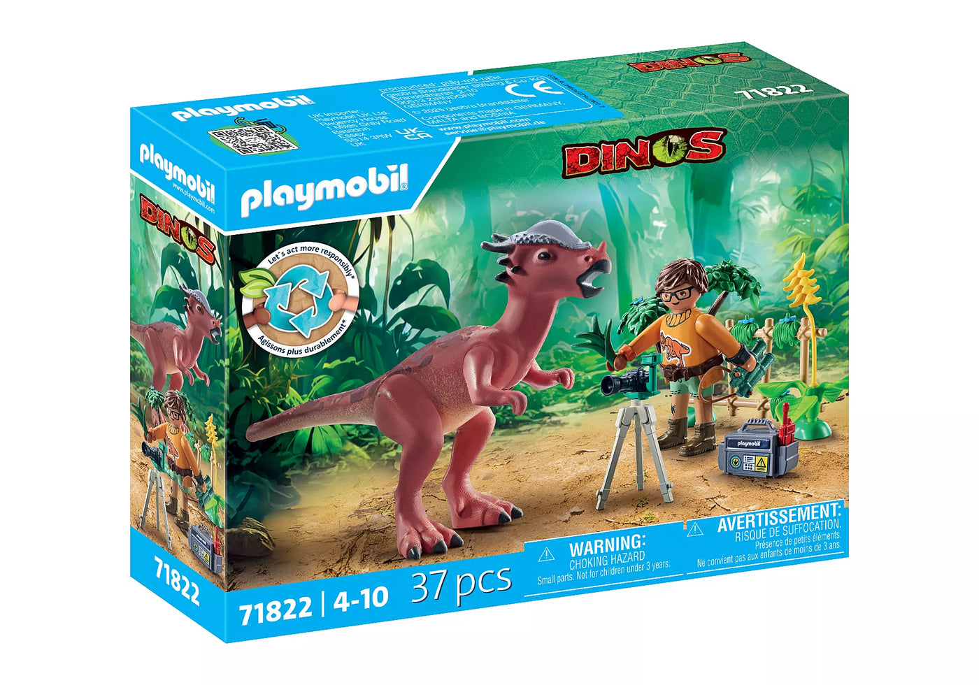 Playmobil Dinos Stygimoloch Observation 71822