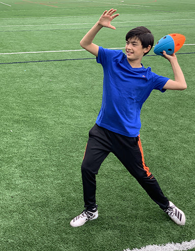 Blue Orange Clydo Football