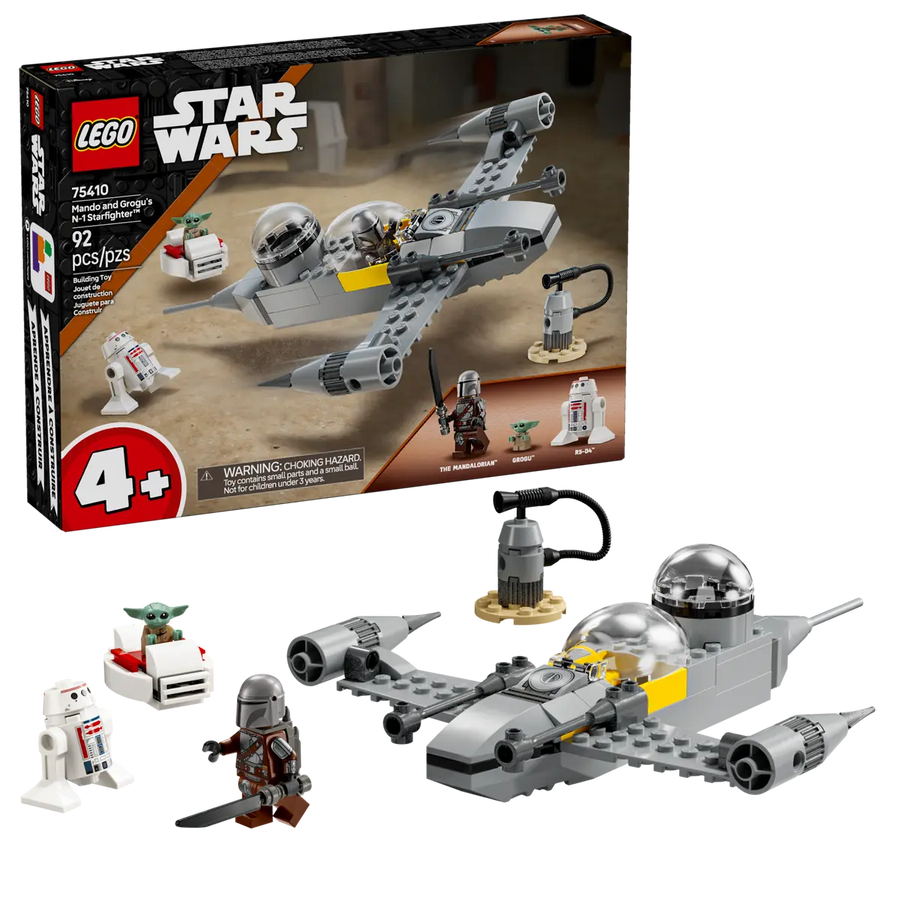 Lego Star Wars Mando And Grogu's N-1 Starfighter 75410