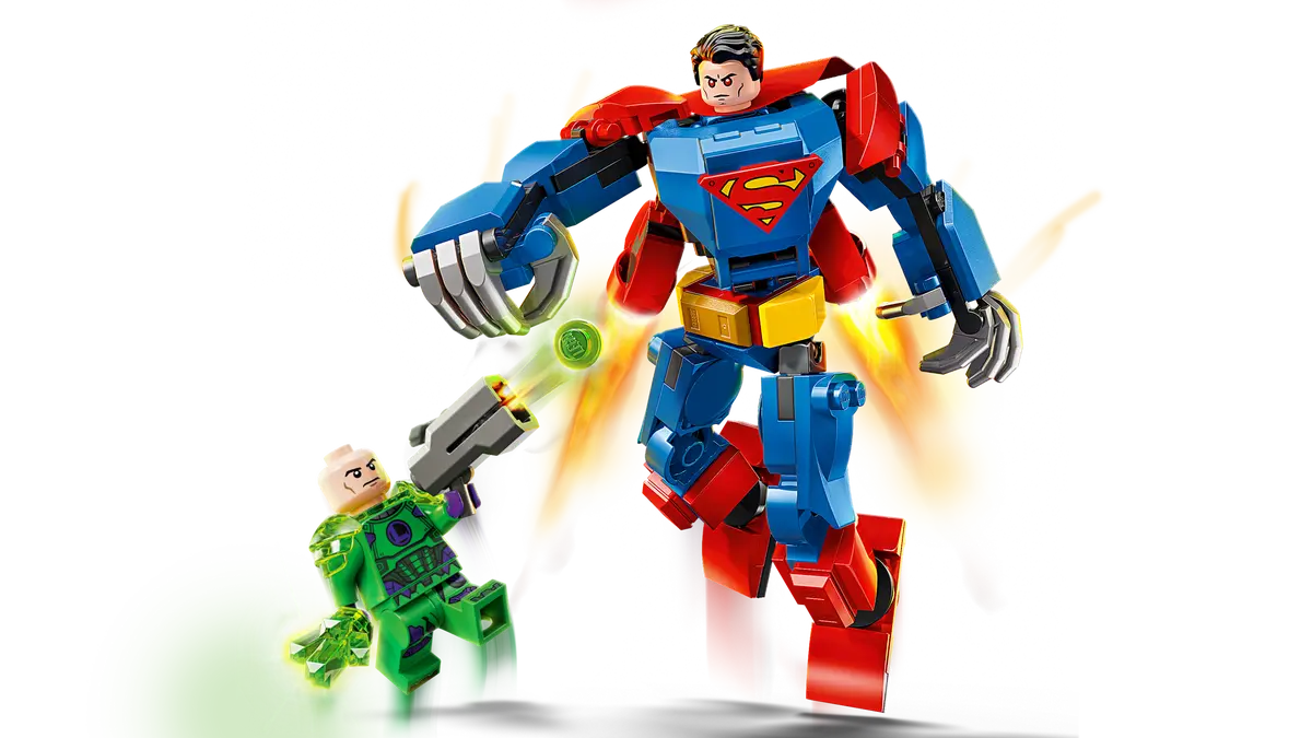 Lego DC Superman Mech vs Lex Luthor 76302