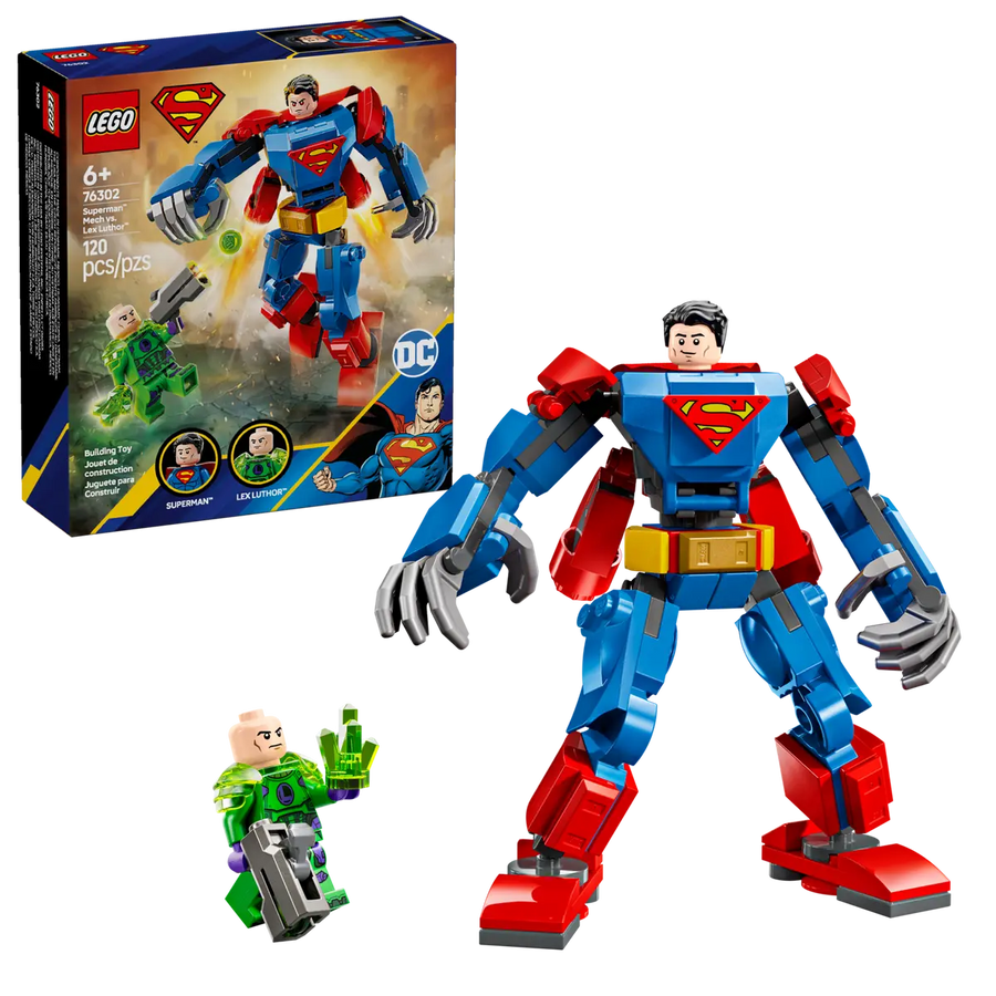 Lego DC Superman Mech vs Lex Luthor 76302