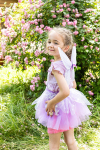 Great Pretenders Flutter Butterfly Skirt, Wings, & Wand, Purple Size 4-6