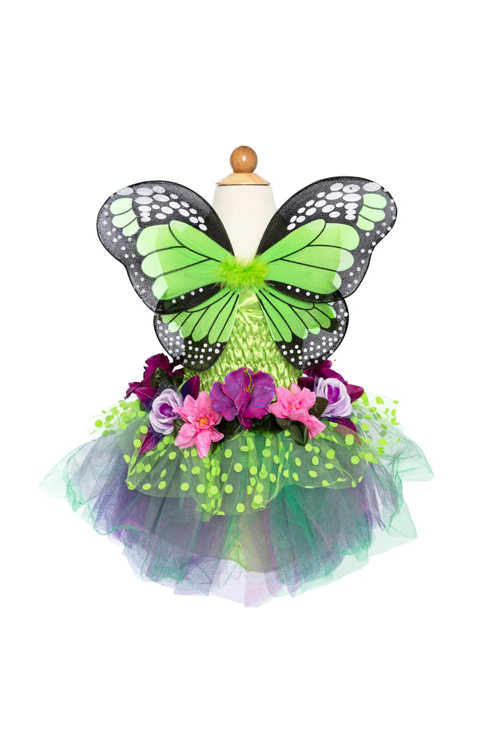 Great Pretenders Green Fairy Blooms Deluxe Dress & Wings