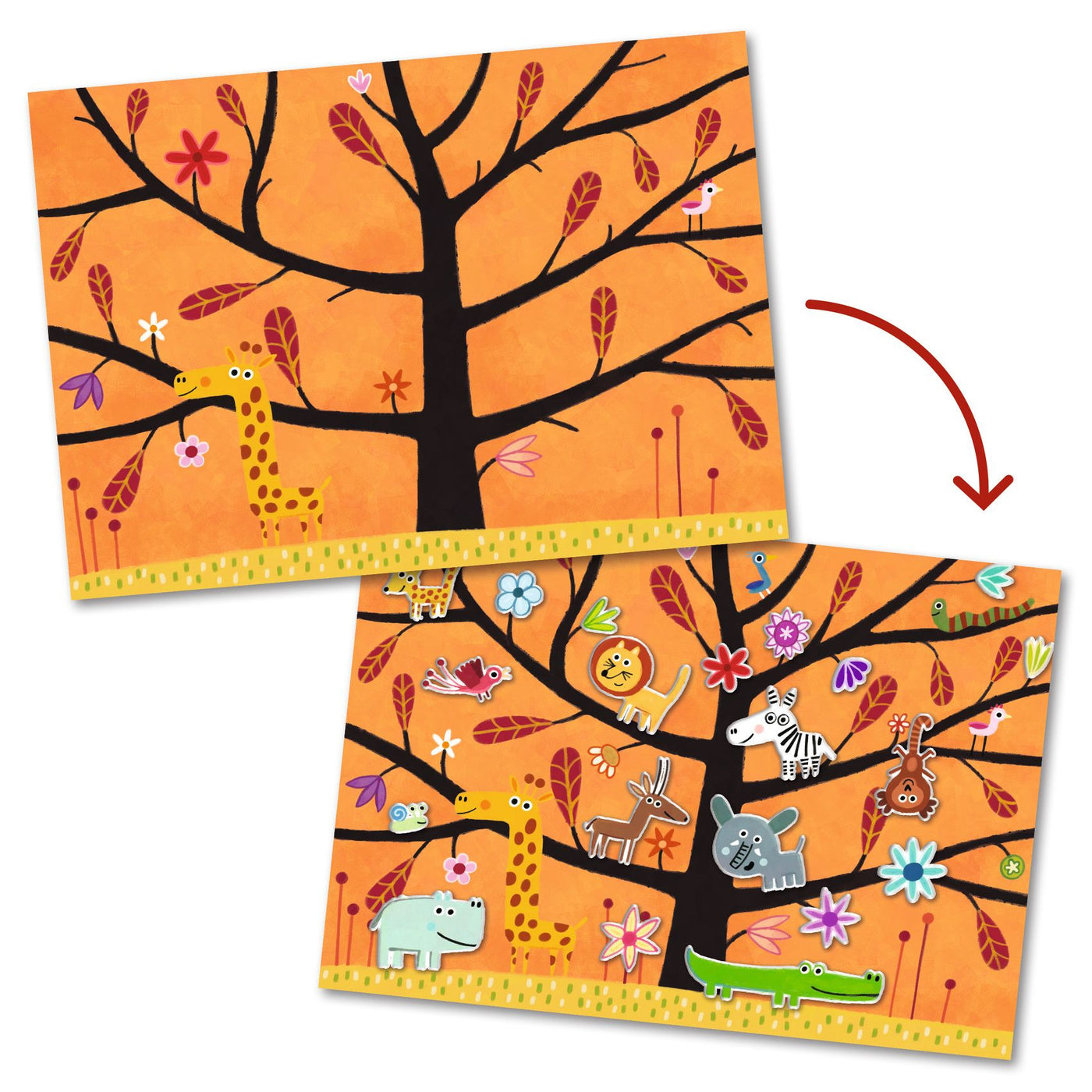 Djeco Off Ground Tag! Stickers