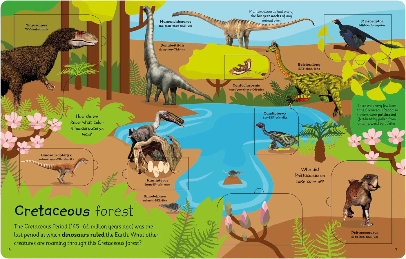 DK My Very Important Lift The Flap Book Dinosaurs and Other Prehistoric Life