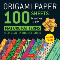Tuttle Origami Paper 100 Sheets Nature Pattern