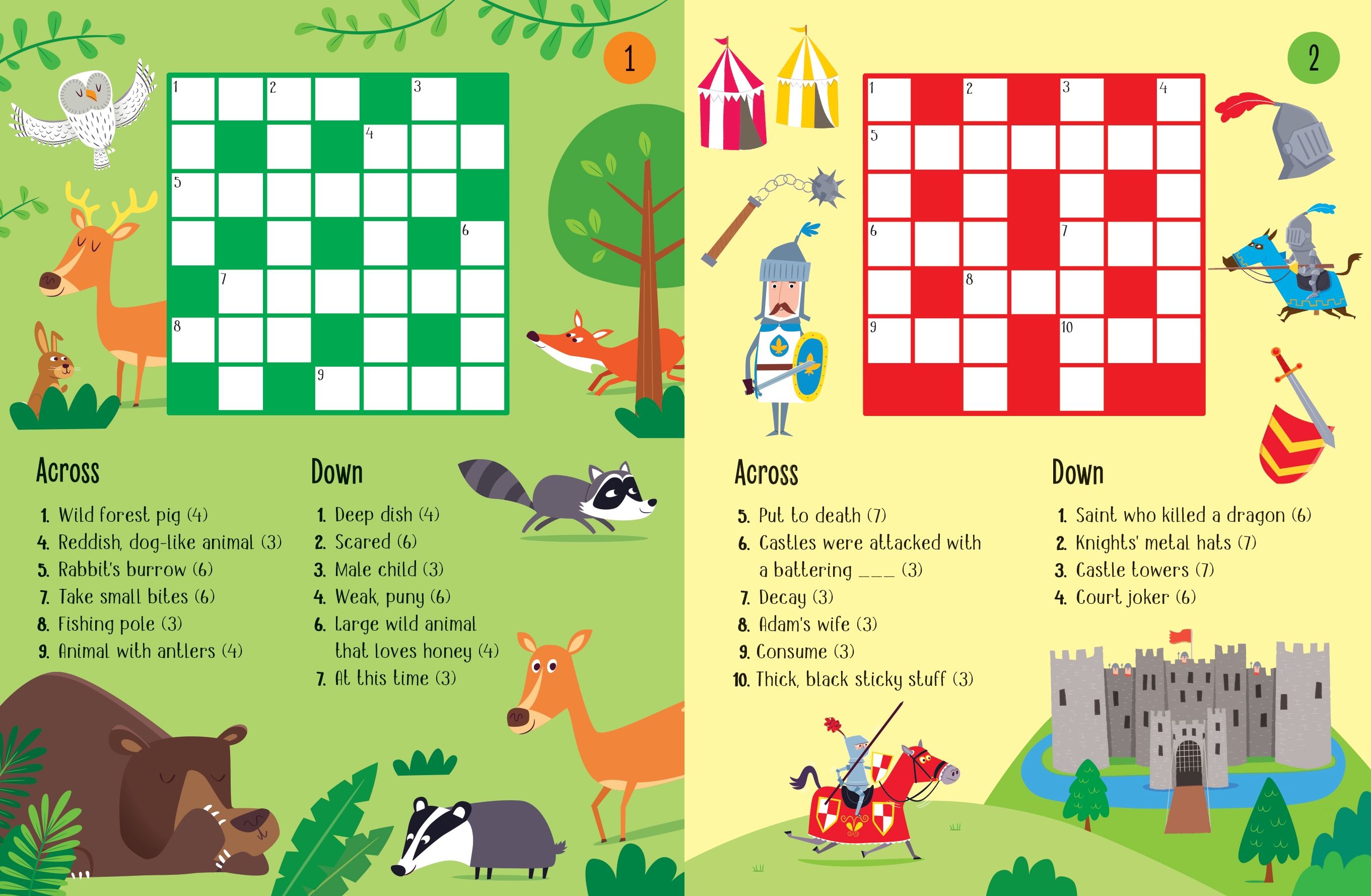 Usborne Minis Crosswords