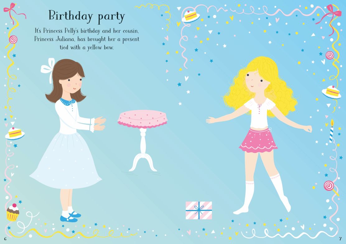 Usborne Little Sticker Dolly Dressing Princess