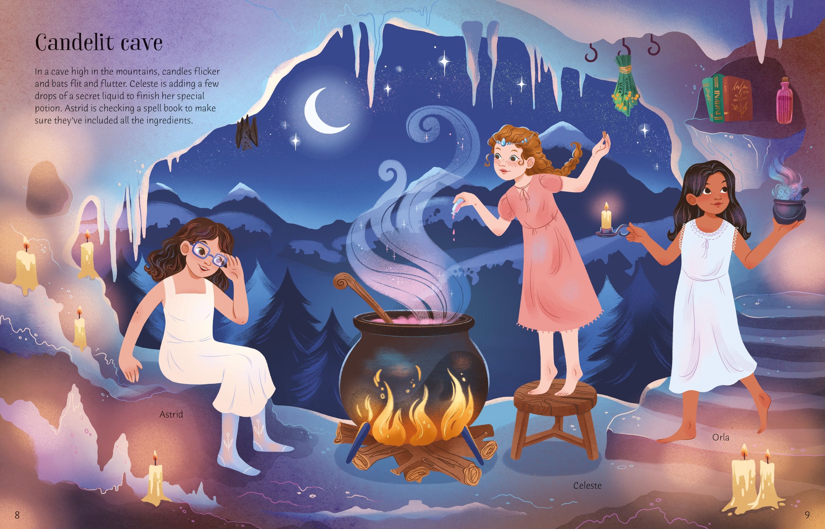 Usborne Sticker Dolly Dressing Witches and Wizards