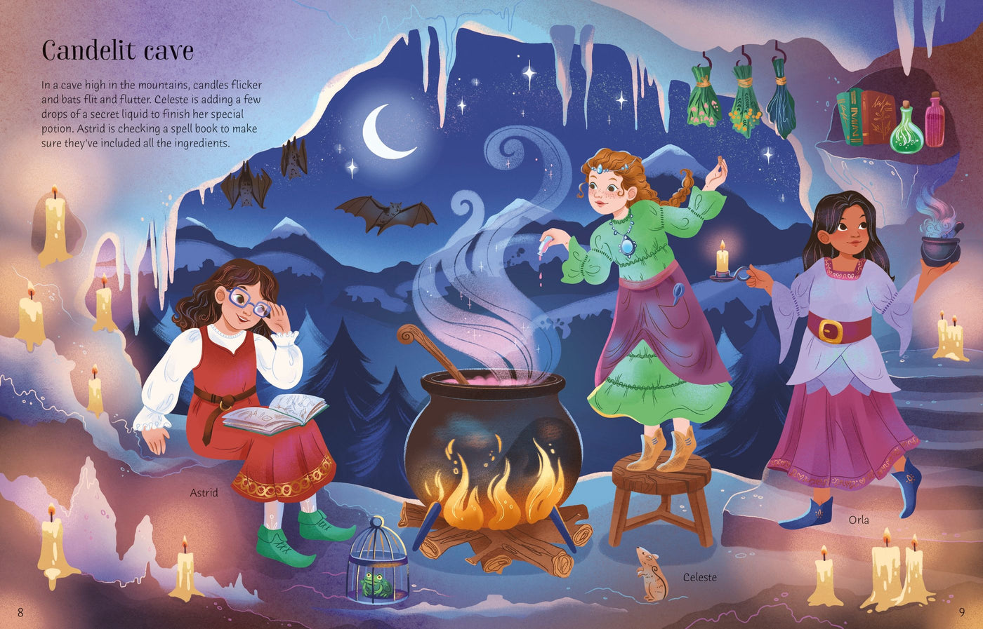 Usborne Sticker Dolly Dressing Witches and Wizards