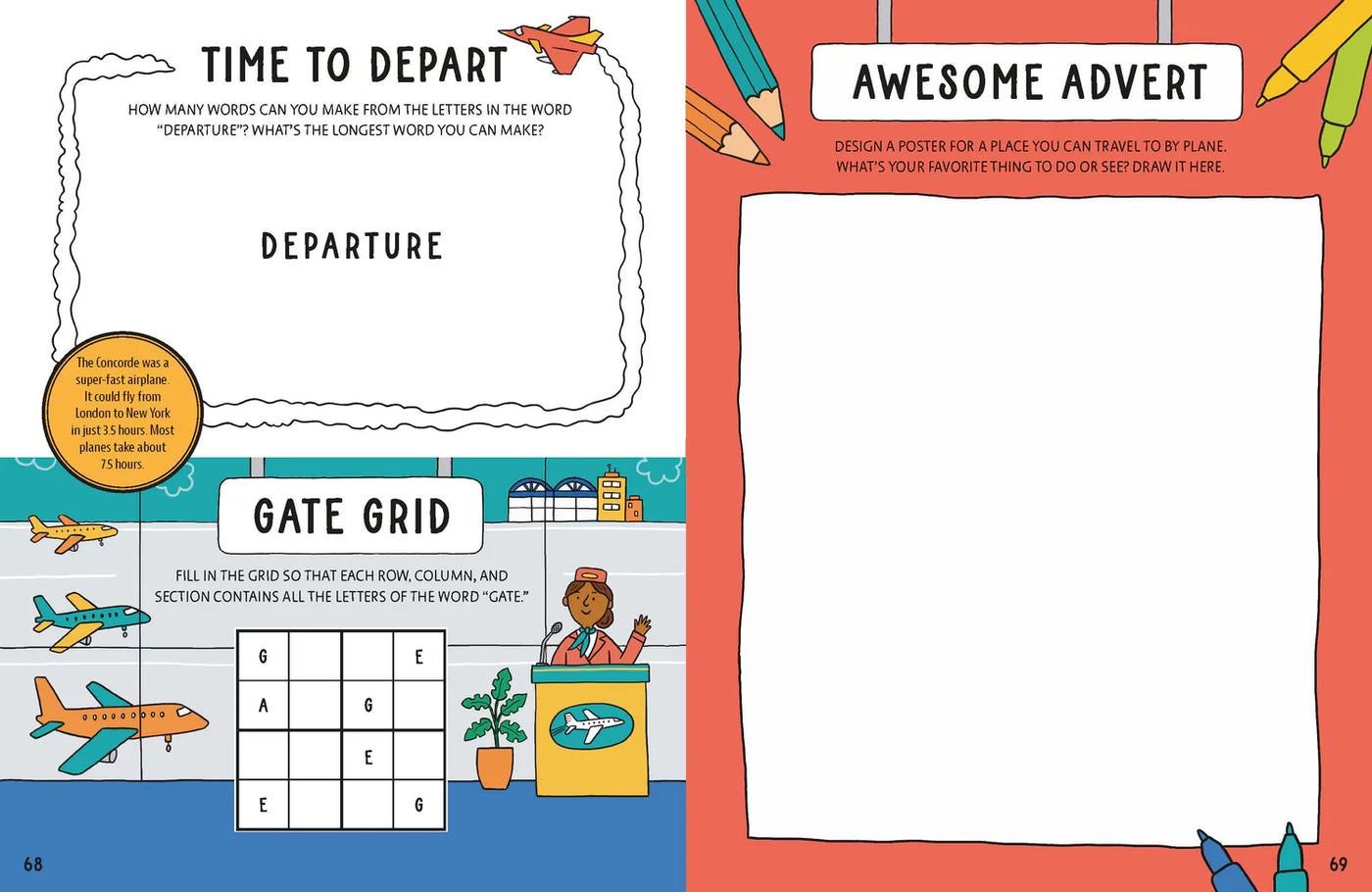 Lonely Planet Kids The Big Book Of Airplane Activities