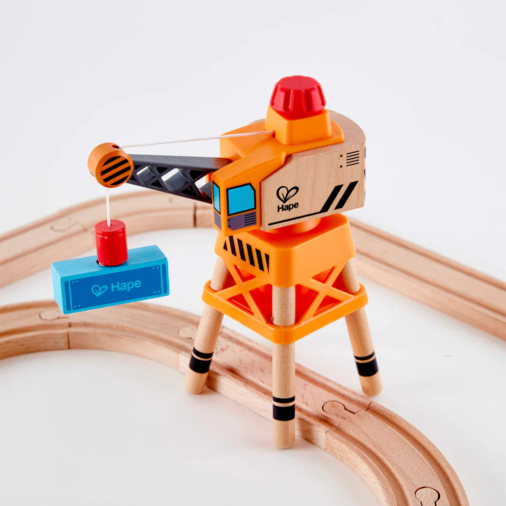 Hape Crossing & Crane Set