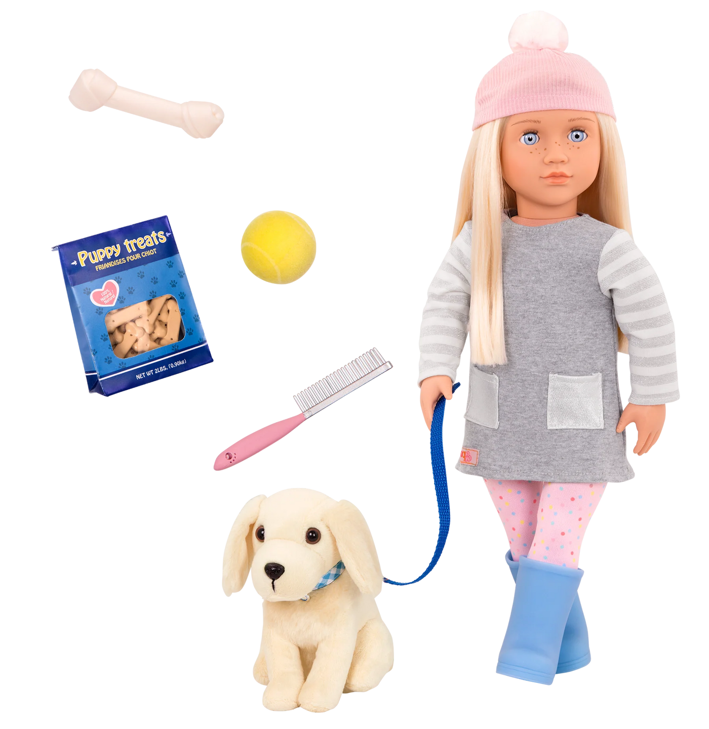 Our Generation Meagan With Golden Retriever