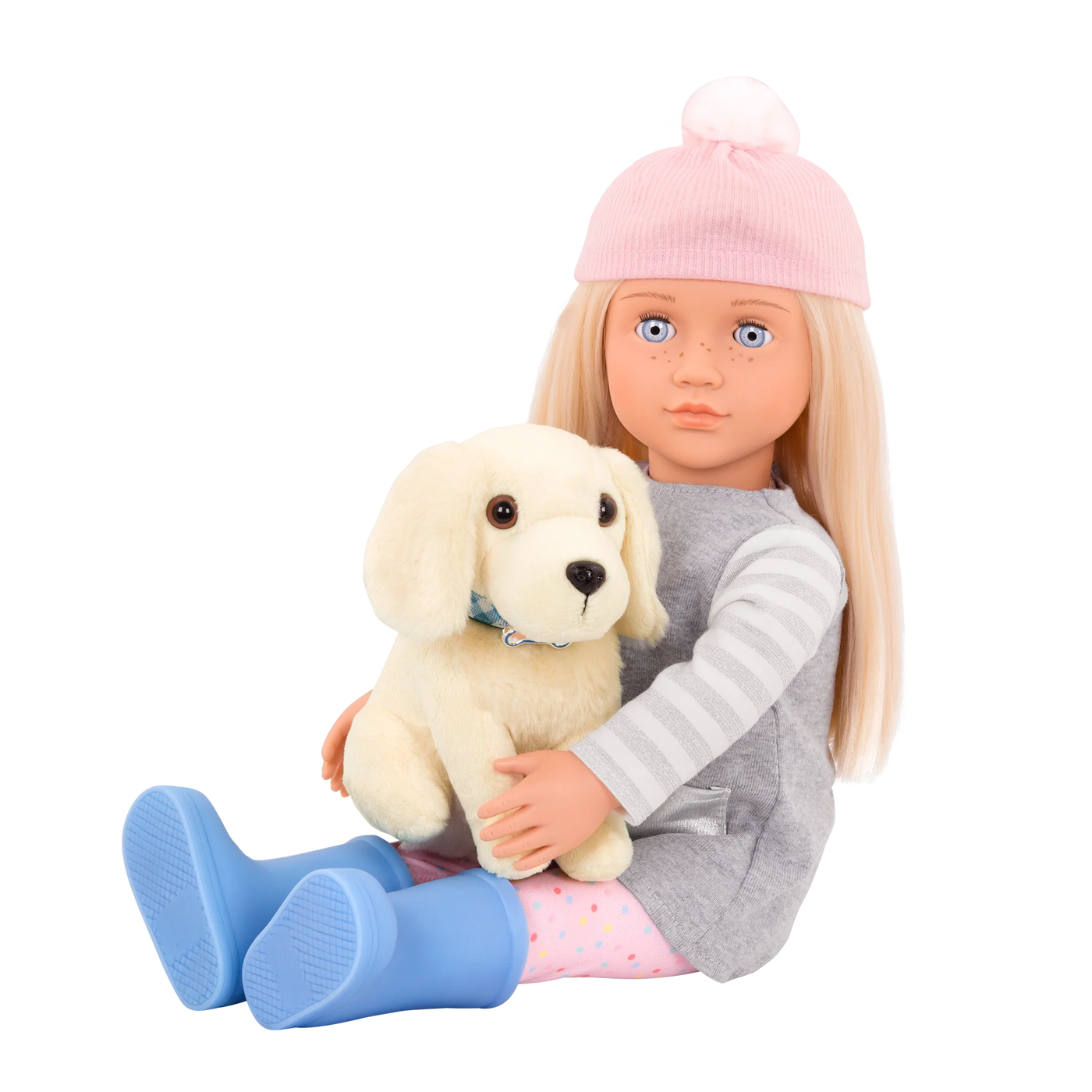 Our Generation Meagan With Golden Retriever