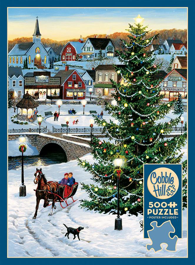 Cobble Hill Village Tree 500 Piece