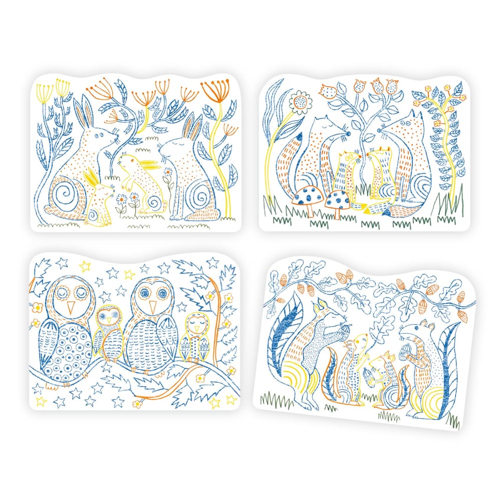 Djeco Colouring Woodland Families