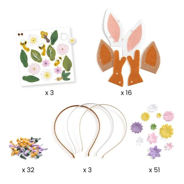 Djeco Flower Friends DIY Headbands