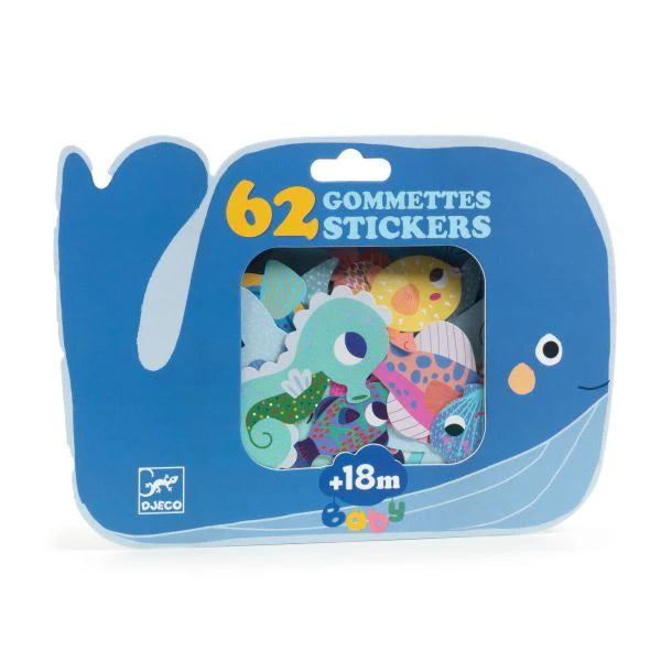 Djeco Sea Animals Stickers