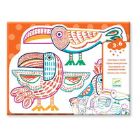 Djeco Wild Families Colouring