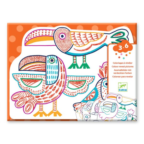 Djeco Wild Families Colouring