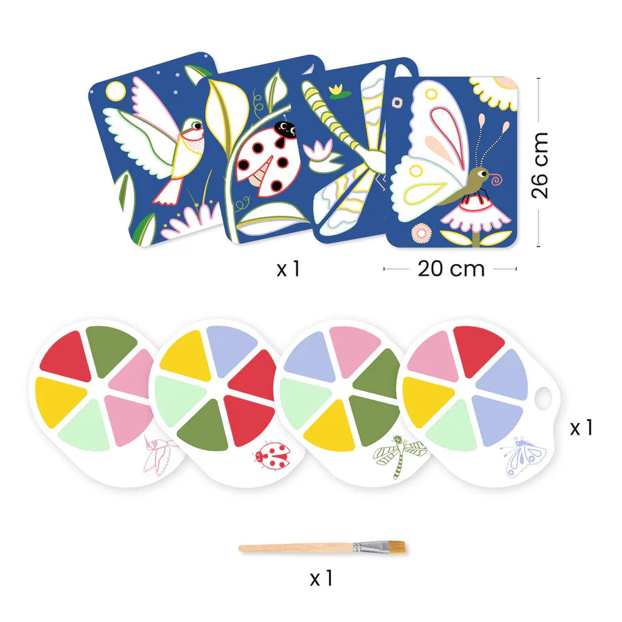 Djeco Creepy Crawlies Palette Painting
