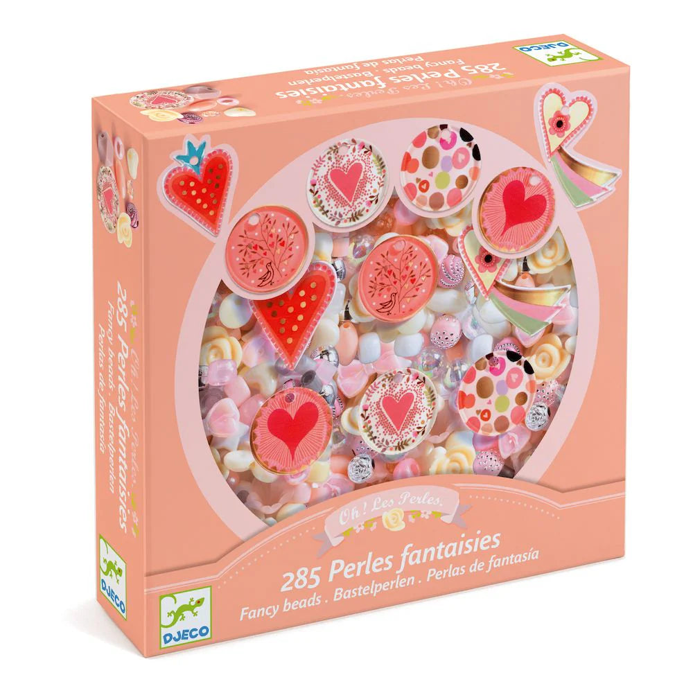 Djeco Hearts Fancy Beads