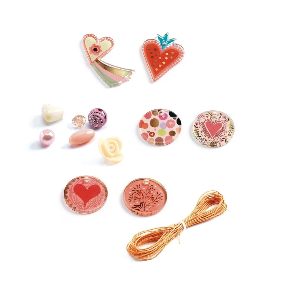 Djeco Hearts Fancy Beads