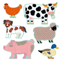 Djeco Honore & Friends Giant Puzzle