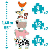 Djeco Honore & Friends Giant Puzzle