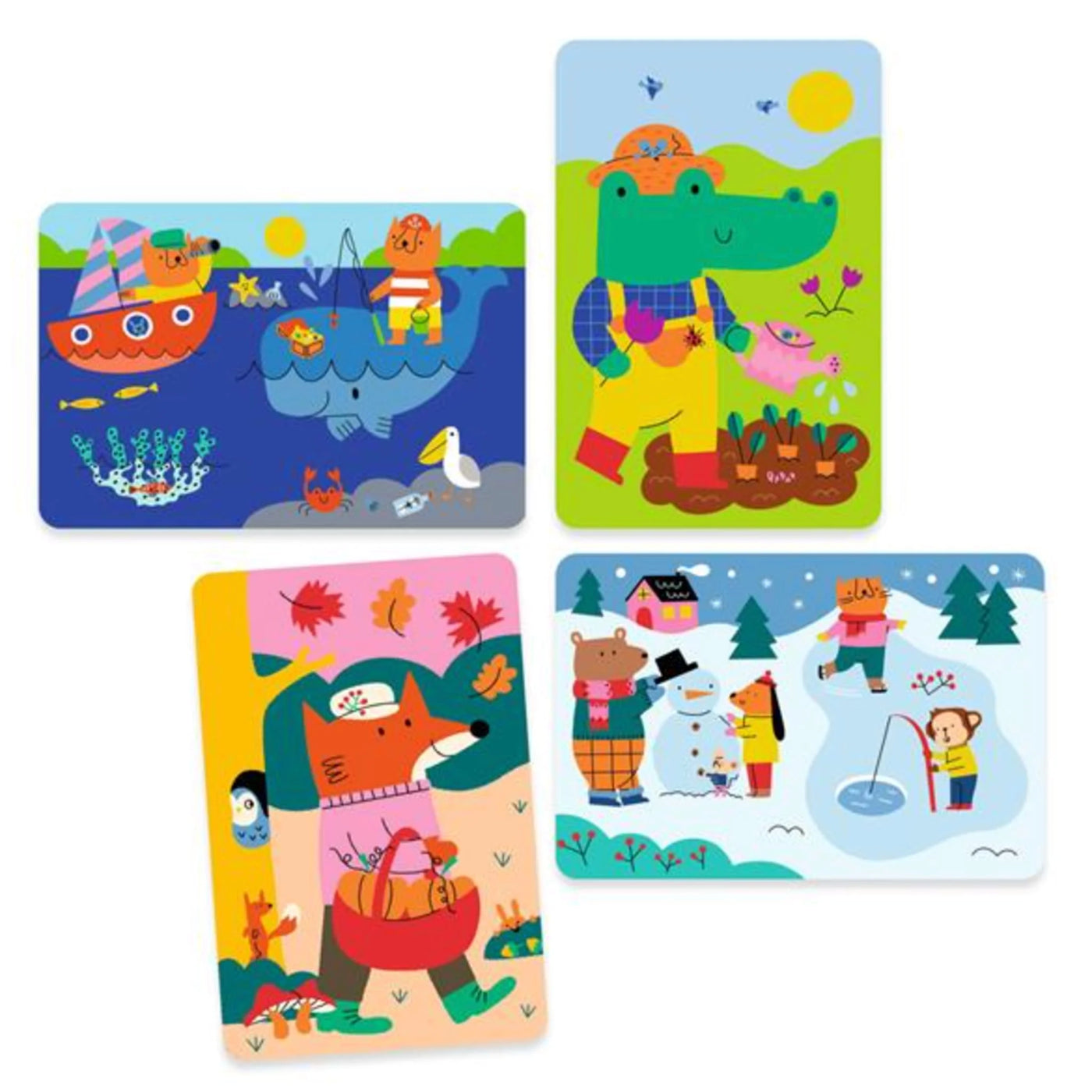 Djeco 4 Seasons Magic Colouring