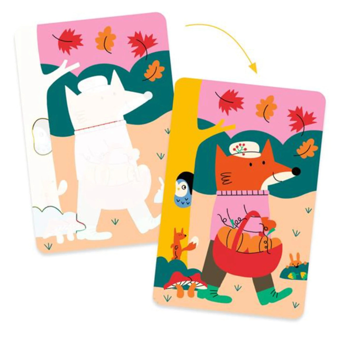 Djeco 4 Seasons Magic Colouring