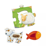 Djeco Tactilo Farm Giant Puzzle