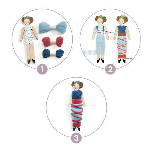Djeco Sweet Night: 5 Worry Dolls To Create