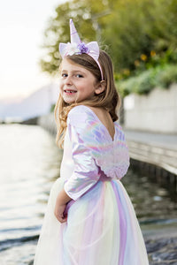 Great Pretenders Alicorn Dress with Wings & Headband 3-4YR