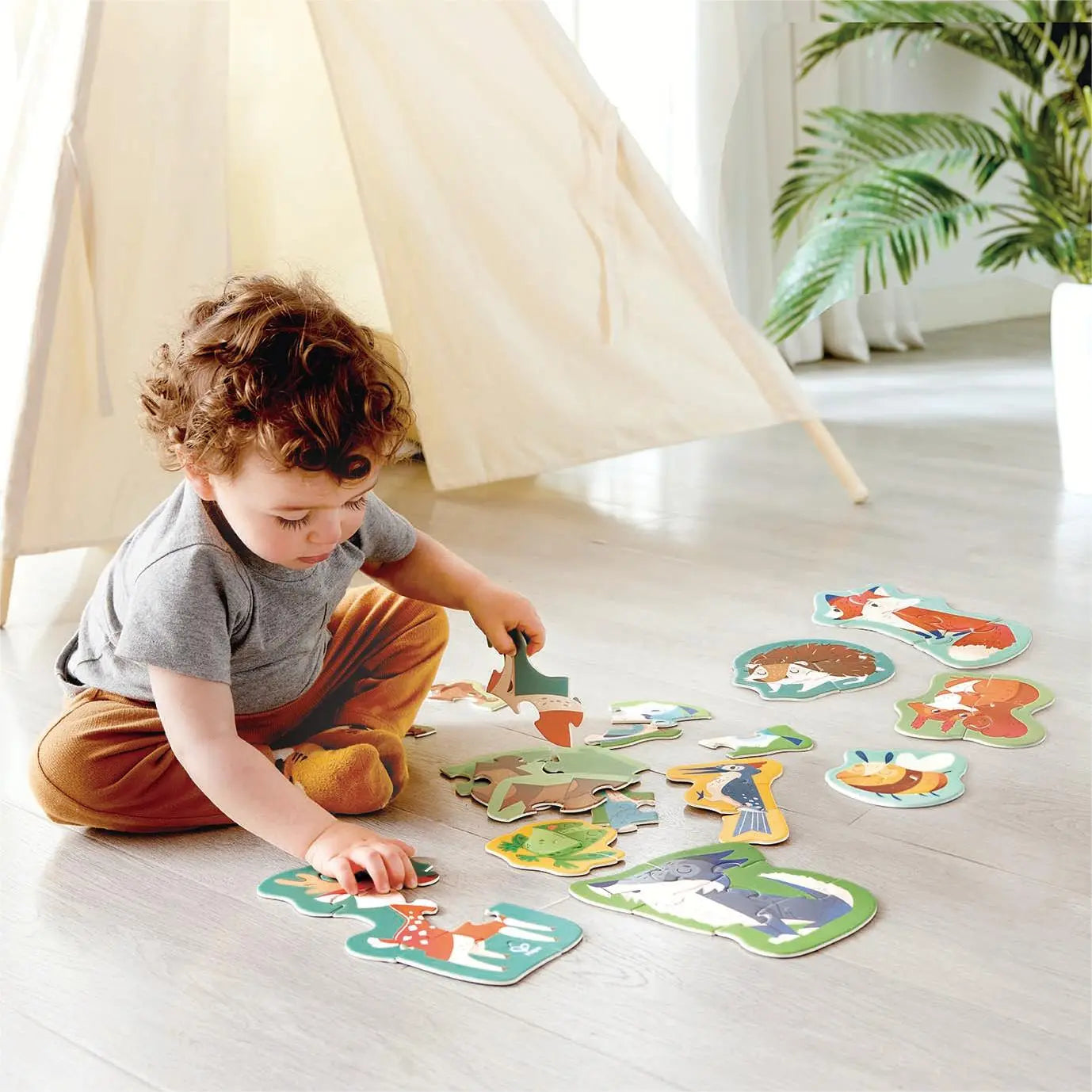 Hape Wooden Friends Puzzle